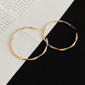 Thin Hoop Earrings in Gold and Silver Tone with Multiple Sizes view 10