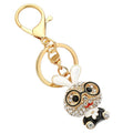 Rhinestone Bunny Keychain Glasses Rabbit Metal Bag Charm view 5