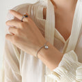 Lucky Disc Charm Ball Chain Bracelet Gold Or Steel Tone view 7