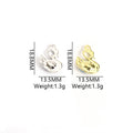 Faceted Crystal Swan Metal Pendant Charms in 14 Color Styles view 2