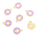 Enamel-Look Gold Silver Cross Alloy Charms in 16 Styles view 6
