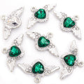Polished Silver Gold Heart Alloy Charms in 16 Styles view 8