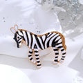 Black Gold Tone Horse Enamel Metal Brooch Pin for Jackets and Lapels view 4