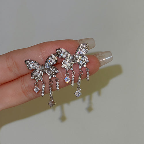 Crystal Butterfly Cuffs shown in product image 2
