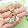 Christmas Charm Keychains in 48 Pictured Variations for Bags and Keys view 3