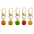 Citrus Fruit Charm Keychains in 8 Pictured Variations for Bags and Keys view 5