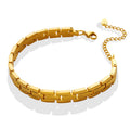 Gold Watch Band Link Bracelet Lobster Clasp Extension view 5
