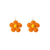 Orange Woven Flowers