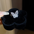 Crystal Butterfly Clip-On Earrings in Two Accent Styles view 6