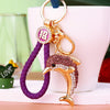 Deep-Purple-Fortune-Strap Purple Jeweled