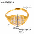 Geometric Solitaire Crystal Ring in Eight Shapes and Finishes view 6