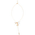 Gold Branch Pearl Drop Pendant Necklace Decorative Jewelry view 5