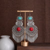 Red Center Tassels