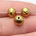 Owl Round Bead In Antique Gold And Antique Silver For Jewelry Making view 3