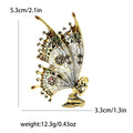 Enamel Butterfly Fairy Brooch in 2 Color Styles Metal Pin view 4