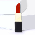 Red Lipstick Brooch With Black Case and Gold Tone Band view 1