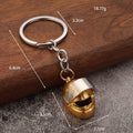 Mini Motorcycle Helmet Keychain, Five Color Options view 2