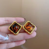Brown Gold Square 15