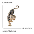 Striped Tiger Crystal Brooch for Jackets Scarves and Coats view 4