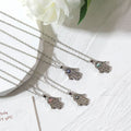 Rhinestone Hamsa Hand Evil Eye Pendant Necklaces Eight Styles view 3