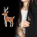 Deer Enamel Metal Brooch Pin for Jackets and Lapels view 3