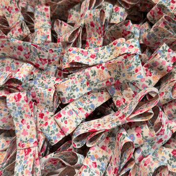 Pink Cherry Stripe Fabric Bow Banana Hair Clip Comb Base