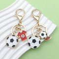Soccer Charm Keychains in 35 Pictured Variations for Bags and Keys view 4