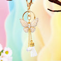 Pearl Butterfly Tassel Keychains in Four Colors plus Assorted Option view 6