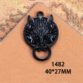 Black Symbol and Motif Pendant Charms in Eight Designs view 4