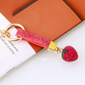 Clay Crystal Strawberry Keychains in Six Colors plus Assorted Option view 7