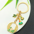 Rice Dumpling, Leaf and Tassel Enamel Keychains, 2 Styles view 4