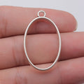 Oval Open Back Resin Frames in Four Metal Finishes view 7