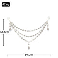 Clear Acrylic Crystal Bead Christmas Garland Swag Decor view 5