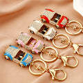 Mixed Jeweled Convertible Cute Car and Supercar Keychains in Fourteen Styles view 2