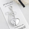 Puffy Heart Charm Keychain with Bow, Cross, and Clover Designs view 10