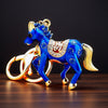 Royal-Blue Jeweled-Fortune-Horse
