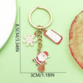 Christmas Charm Keychains Featuring Yellow Ice Cream Across 81 Pictured Variations view 3