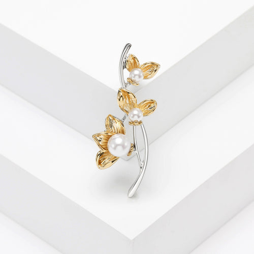 Floral branch with pearl in a second product view