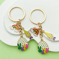 Easter Bunny Charm Keychains Featuring White Easter Bunny Across 25 Pictured Variations view 2