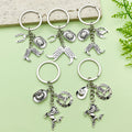 Western Cowboy Charm Keychains Featuring Ocean Across 30 Pictured Variations view 1