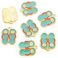 Enamel-Look Decorative Alloy Charms in 10 Styles for Jewelry Crafts view 6