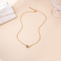 Gold Multicolor Crystal Fish Duck Pendant Necklace Styles view 1