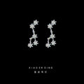 Silver Crystal Zodiac Constellation Stud Earrings Signs view 2