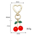 Strawberry and Cherry Charm Keychains in 36 Pictured Variations for Bags and Keys view 2