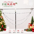 Clear Crystal Multi Layer Bead Garland Christmas Tree Decor view 1