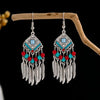 Geometric Feather Tassels