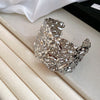 Silver Wide Crumple