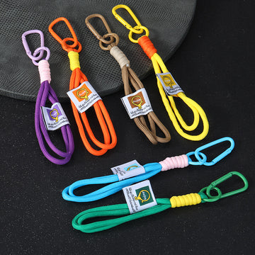 Braided Cord Phone Wrist Strap Lanyard with Carabiner Clip Twelve Colors