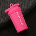 Soft Rubber Sport Bottle Shaker Cup Charm Pendant Ten Colors view 8