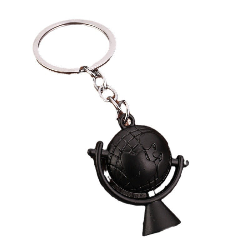 Globe Pendant Zinc Alloy Keychain in Modern Minimalist Style